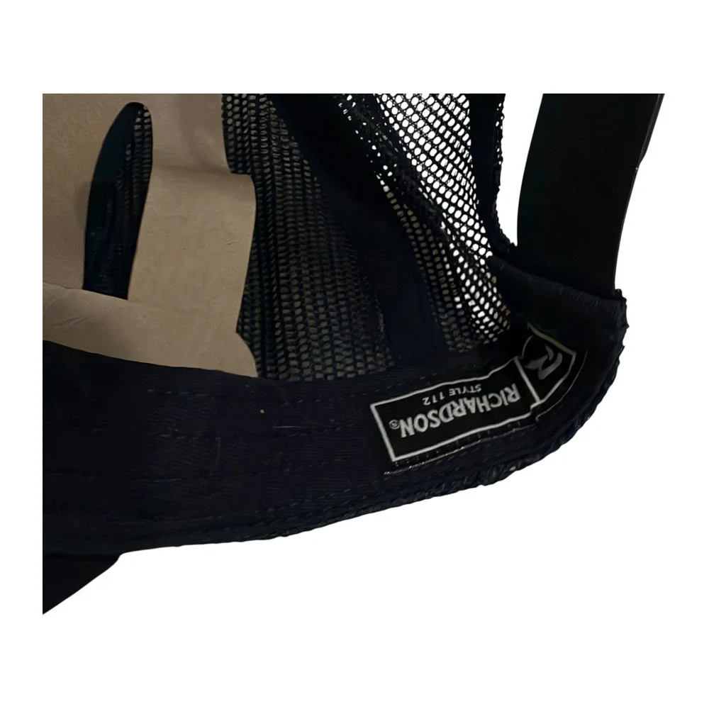 Benchmade Trucker Hat Mens Navy Blue Richardson 112 Butterfly Logo Snapback